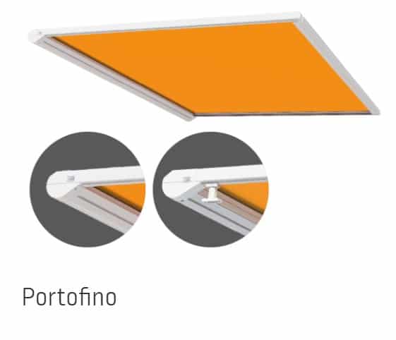 Glasdach-Markise-Portofino